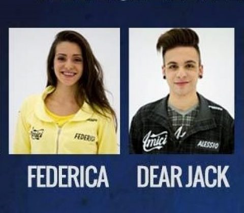 Daytime di Amici del 22 gennaio: maglia nera per i Dear Jack e Federica. Esibizione per Giada.