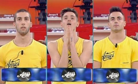 Daytime di Amici del 12 marzo: nuova tornata di semafori gialli per Lorenzo, Jacopo e Christian.